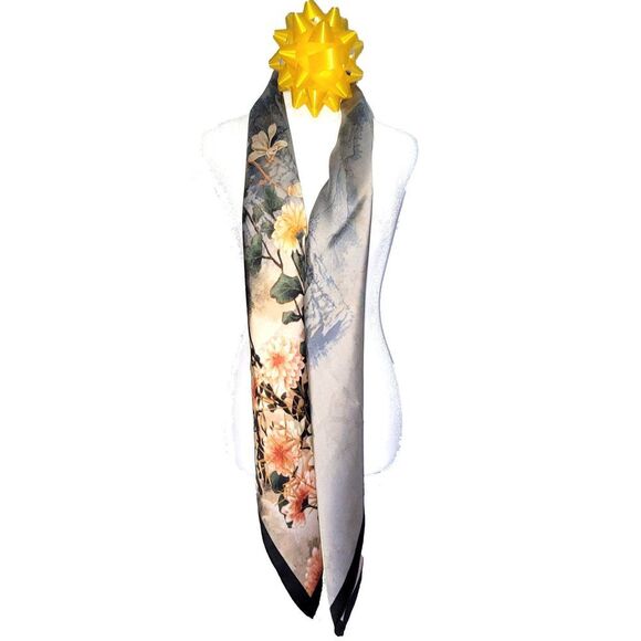 NEW Genuine 100% Mulberry Silk Double Sided Scarf 42"x42" Square Shawl 5842 - Picture 5 of 16